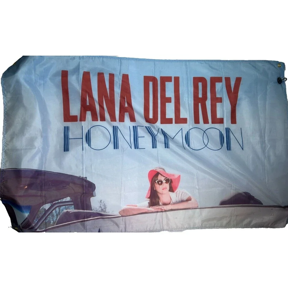 Lana Del Rey Honeymoon Banner Flag Wall Tapestry Concert Decor